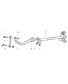 Jeep Liberty Sway Bar Bushing Diagram - 52088778AA