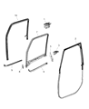 Jeep Gladiator Window Run Diagram - 68294395AB
