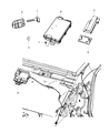 Chrysler 300 Transmitter Diagram - 56046759AA