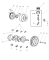 Chrysler Voyager Crankshaft Diagram - 4483699AC
