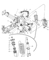 Dodge Dakota Control Arm Diagram - 52855100AD
