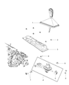 Dodge Challenger Automatic Transmission Shifter Diagram - 5038191AH