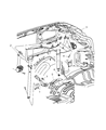 2012 Dodge Caliber Seat Belt Diagram - 1GC391DVAA