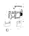 Jeep Gladiator Glove Box Diagram - 6AB14TX7AE