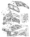 Dodge Caliber Hood Latch Diagram - 5115676AD