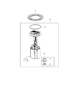 Ram Fuel Level Sensor Diagram - 68409161AB