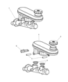 Dodge Intrepid Brake Master Cylinder Diagram - 4779168AB