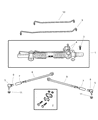 Dodge Intrepid Rack & Pinion Bushing Diagram - 5014748AA