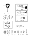 Jeep Ignition Lock Cylinder Diagram - 5083915AB