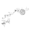 Jeep Gladiator Brake Line Diagram - 68358377AB