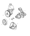 Chrysler PT Cruiser Power Steering Pump Diagram - 5272313AI