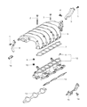 Chrysler Cirrus Engine Mount Bracket Diagram - MD323867