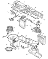 Jeep Heater Core Diagram - 5066555AA