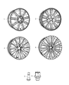 Chrysler Spare Wheel Diagram - 1LS67GSAAB