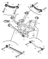 Dodge Steering Knuckle Diagram - 68363111AA