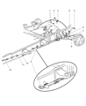 2001 Dodge Ram 3500 Parking Brake Cable Diagram - 52009698AA