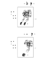 Jeep Brake Light Switch Diagram - 56038958AA