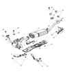 Jeep Commander Catalytic Converter Diagram - 68025212AA
