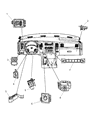 Ram Brake Light Switch Diagram - 56038914AA