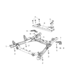 Chrysler Voyager Front Cross-Member Diagram - 68188235AF