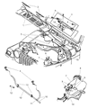 Jeep Wrangler Wiper Pivot Diagram - R5156374AC