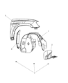 Chrysler Pacifica Wheelhouse Diagram - 4857647AH