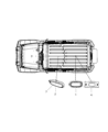 2011 Jeep Wrangler Dome Light Diagram - 1QN65XDVAB