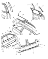 2008 Chrysler Pacifica Door Moldings Diagram - YK32TZZAA