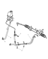 Chrysler PT Cruiser Power Steering Hose Diagram - 5272319AH