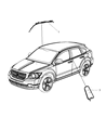 2012 Dodge Caliber Air Bag Diagram - 55351257AC
