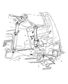 2002 Dodge Durango Seat Belt Diagram - 5GY931L5AG