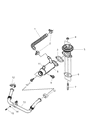 2002 Jeep Liberty EGR Valve Gasket Diagram - 5066866AA