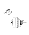 Dodge Brake Booster Diagram - 68193554AA