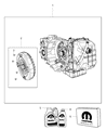 Dodge Journey Torque Converter Diagram - R8070538AA