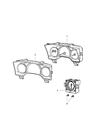 Chrysler Aspen Speedometer Diagram - 68039995AB