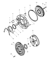 2006 Dodge Ram 3500 Flywheel Diagram - 52104721AD