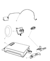 Dodge Transmitter Diagram - 68052144AB