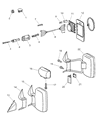 2004 Dodge Sprinter 3500 Car Mirror Diagram - 5124239AA