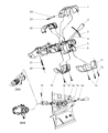 Dodge Dakota Steering Column Diagram - 4874454AC