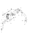 Ram EGR Valve Diagram - 4627465AC