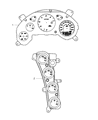 Dodge Viper Instrument Cluster Diagram - 5029721AC