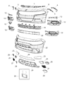 2022 Dodge Charger Bumper Diagram - 68267765AC