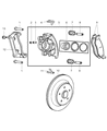 2003 Dodge Ram Van Brake Disc Diagram - 52010362AA