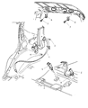2003 Jeep Grand Cherokee Seat Belt Diagram - 5GY091T5AD