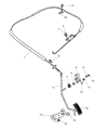 Chrysler Sebring Accelerator Cable Diagram - MR961311