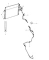 2016 Ram 1500 Transmission Oil Cooler Hose Diagram - 52014804AF