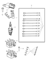 Dodge Viper Ignition Coil Diagram - 5037127AB