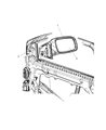 2013 Dodge Journey Car Mirror Diagram - 1GC001BAAE