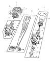 Chrysler Transfer Case Seal Diagram - 5019763AA