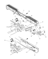2004 Dodge Dakota Bumper Diagram - 5066389AB